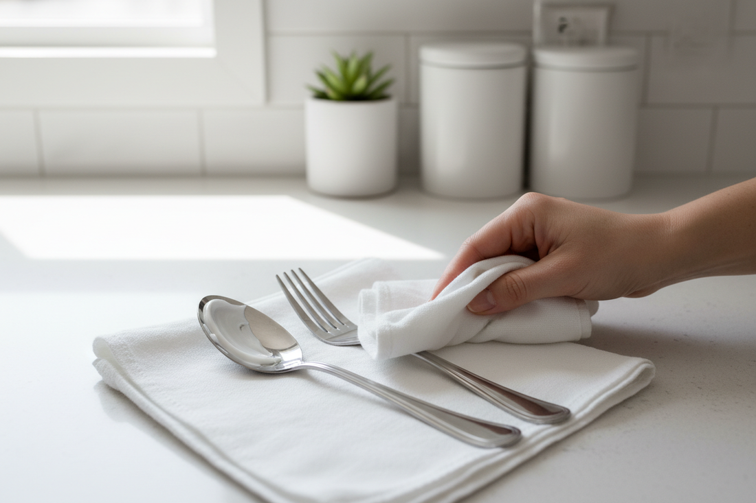 How to Polish Silverware with Toothpaste