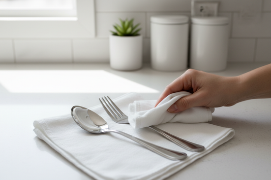 How to Polish Silverware with Toothpaste