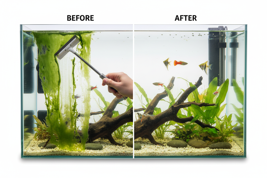 How to Remove Algae from Fish Tank