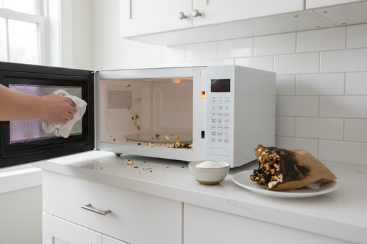 How to Remove Burnt Popcorn Smell from Microwave