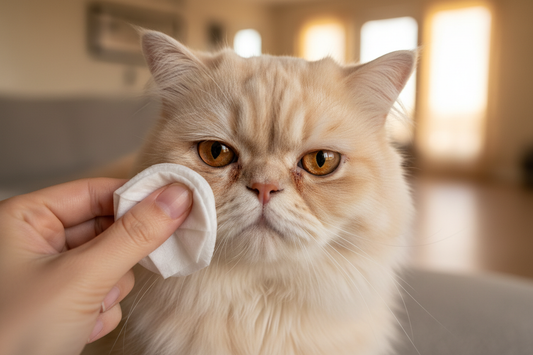 How to Remove Cat Eye Discharge