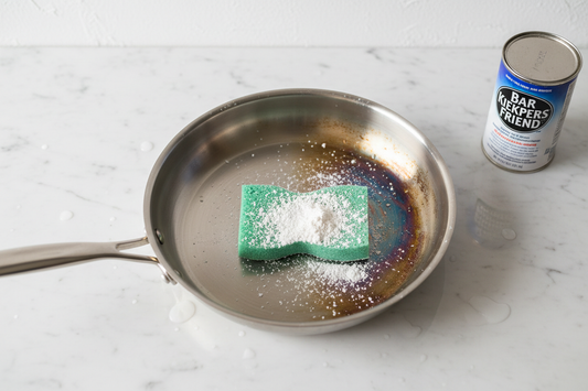 How to Remove Discoloration from Stainless Steel Pan