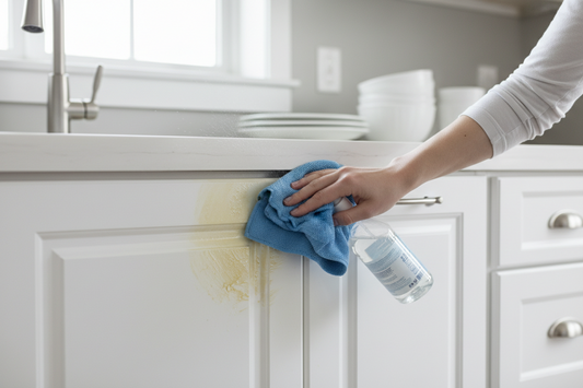 How to Remove Grease from Kitchen Cabinets