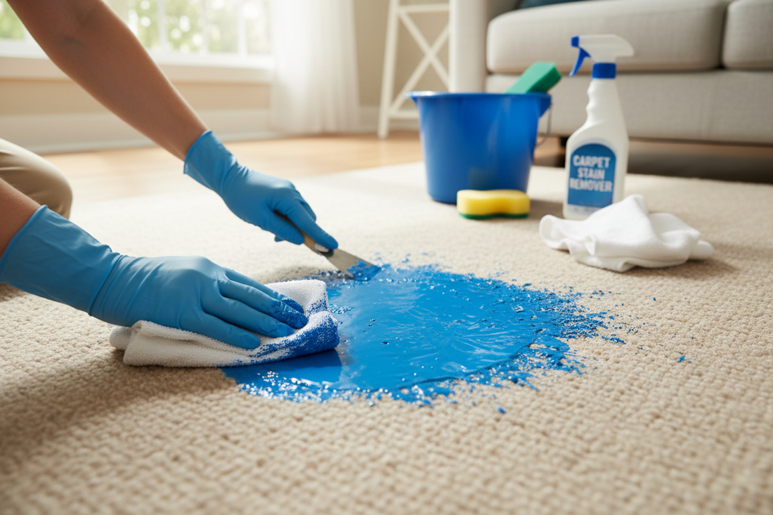 How to Remove Paint from Carpet
