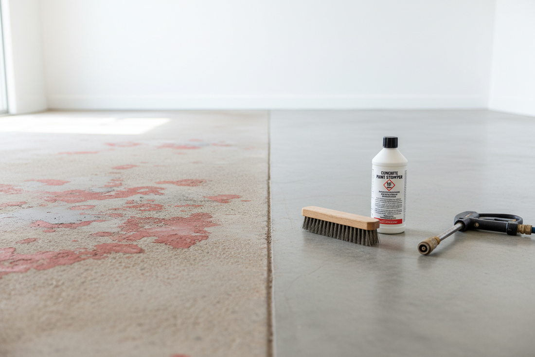 How to Remove Paint from Concrete