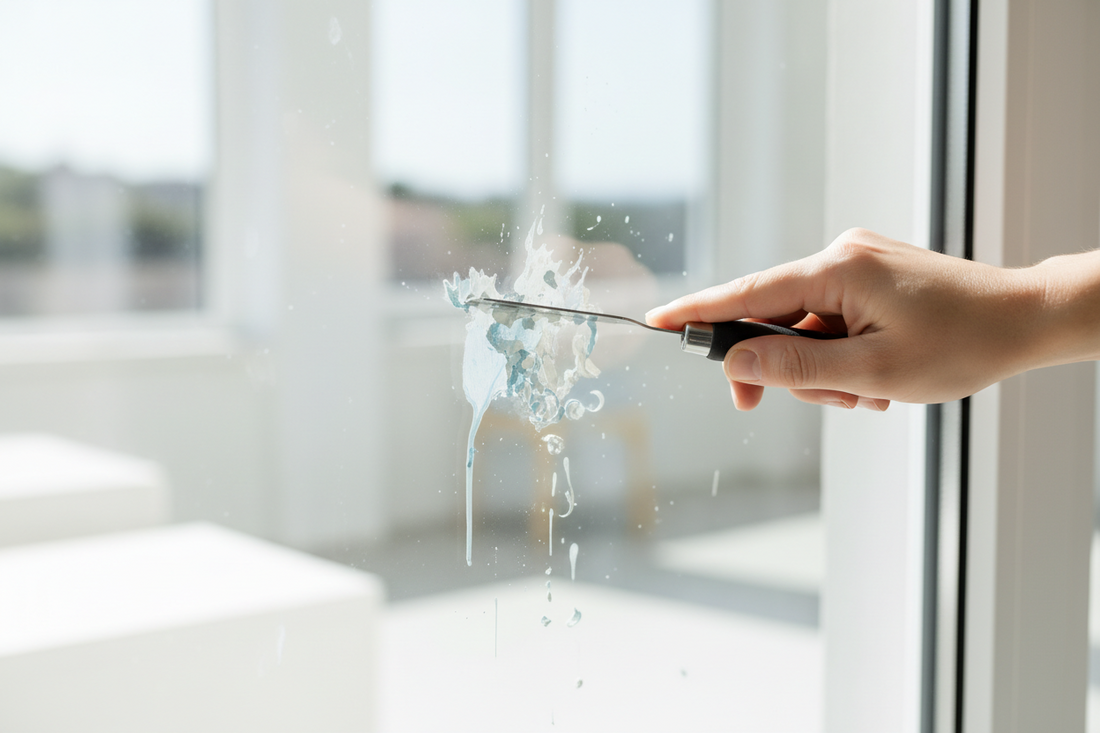How to Remove Paint from Glass