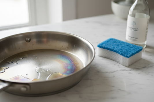 How to Remove Rainbow Stains from Stainless Steel