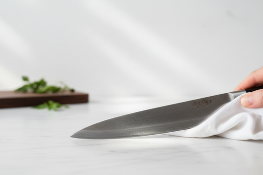 How to Remove Stains from a Kitchen Knife Blade