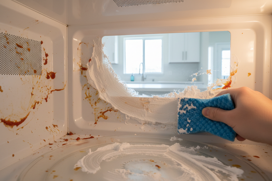 How to Remove Stains from Microwave Interior