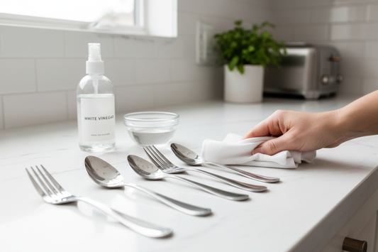 How to Remove Water Spots from Stainless Steel Cutlery