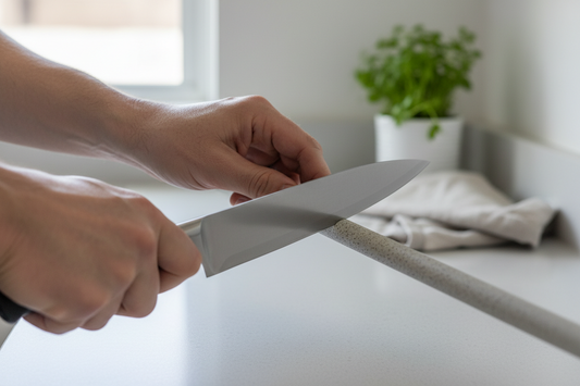 How to Sharpen a Kitchen Knife with a Honing Rod