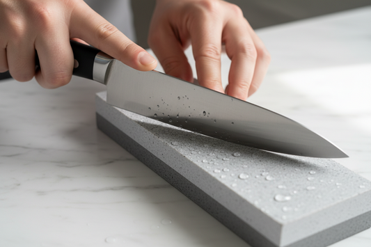 How to Sharpen a Kitchen Knife with a Whetstone