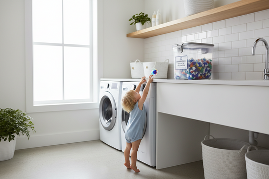 How to Store Laundry Pods Safely Away from Children