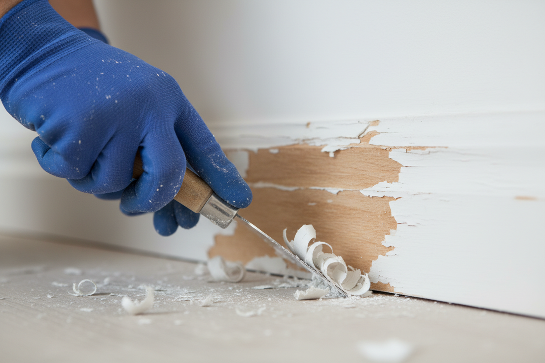 How to Strip Paint from Trim