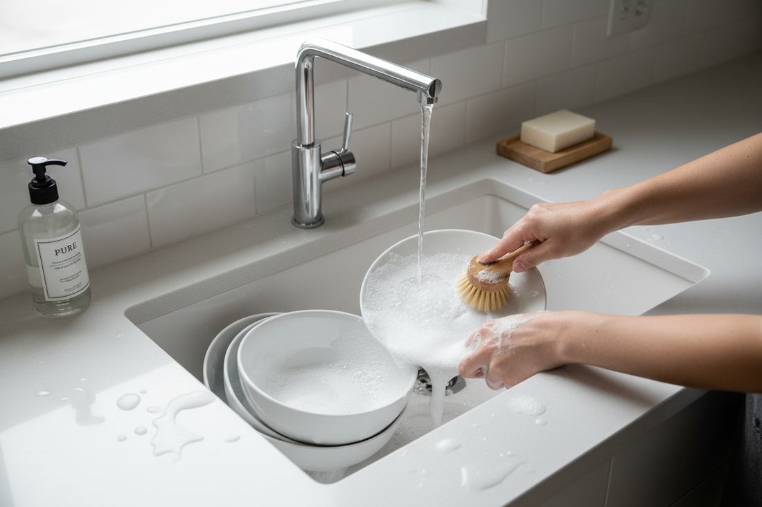 How to Wash Dishes in Cold Water