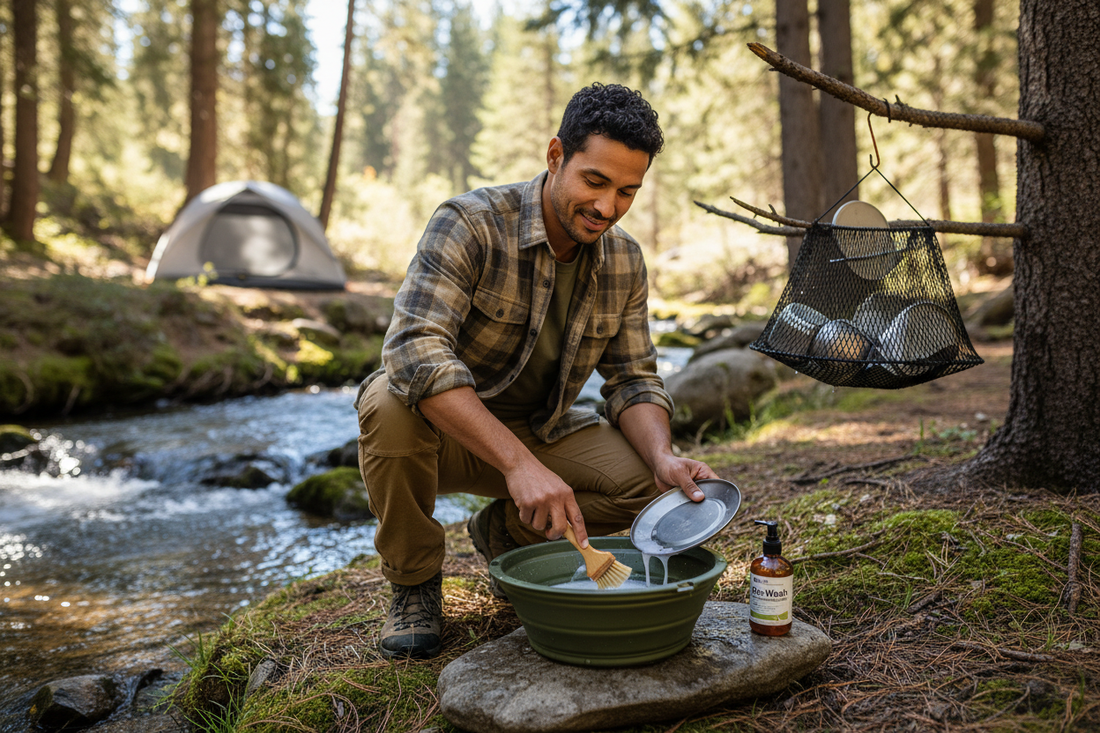 How to Wash Dishes When Camping