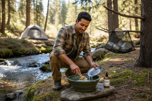How to Wash Dishes When Camping