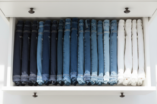 How to Fold Jeans to Save Space