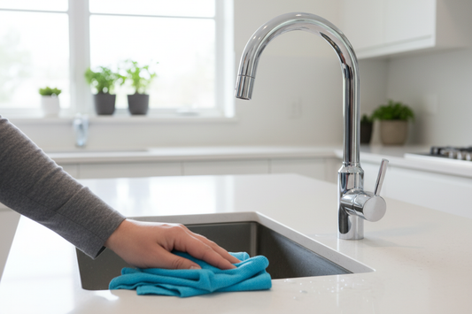 How to Clean a Kitchen Faucet: Remove Grime, Water Spots, and Buildup