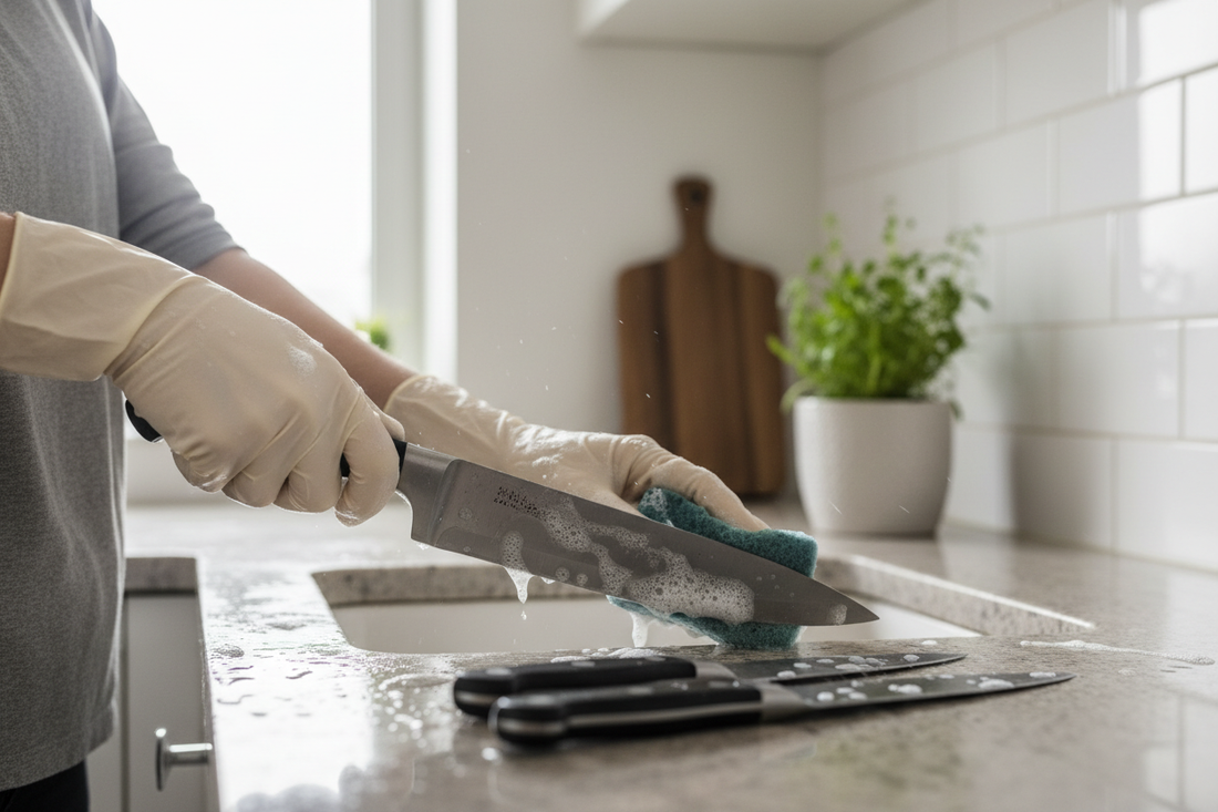 How to Clean Kitchen Knives (The Right Way to Protect the Blade)