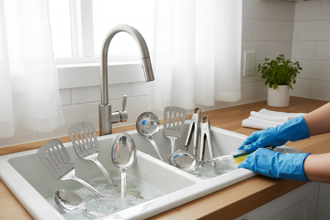 How to Clean Kitchen Utensils (Spatulas, Ladles, Tongs, and More)
