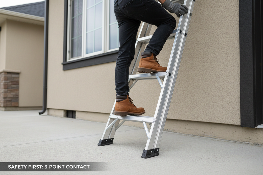 Ladder Safety Tips for Home Use — How to Use a Ladder Without Getting Hurt