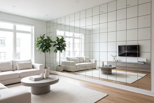 How to Create an Accent Wall with Mirrors