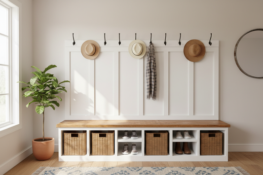 How to Build a Mudroom Bench from Scratch