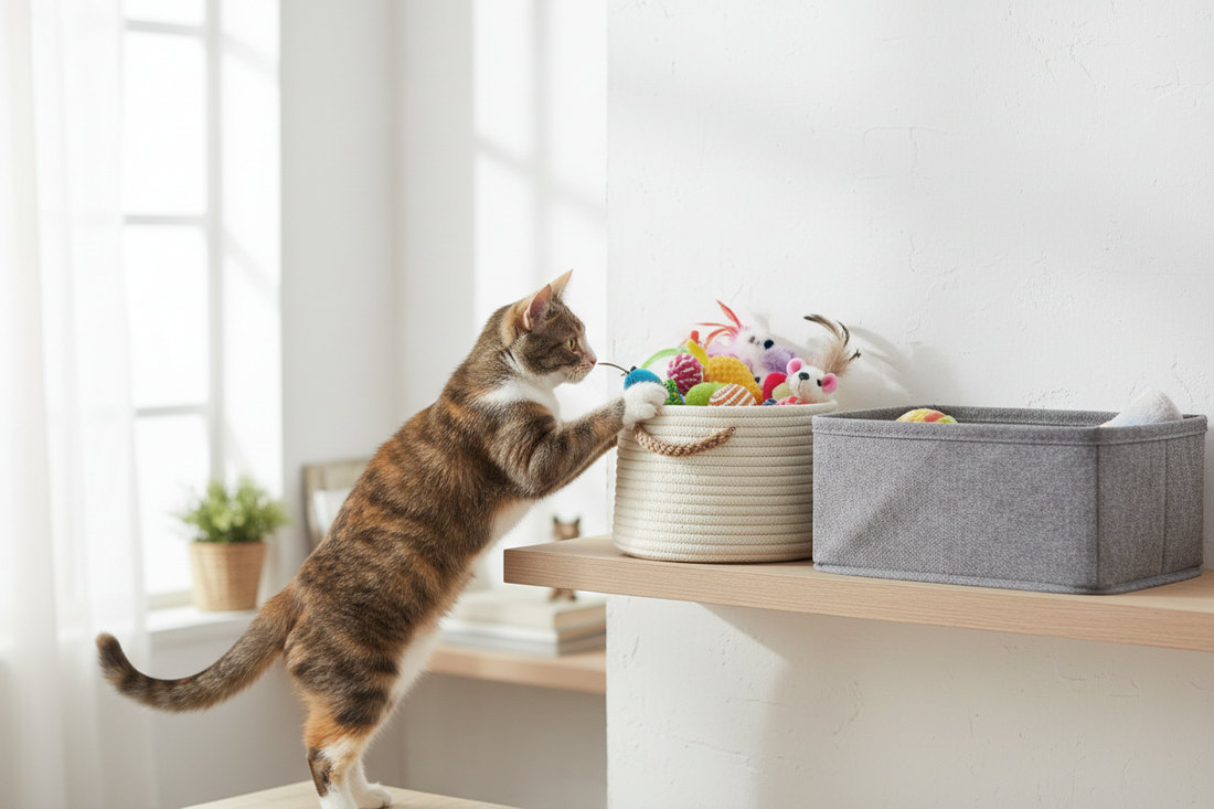 How to Organize Cat Toys