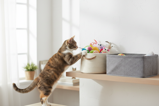 How to Organize Cat Toys