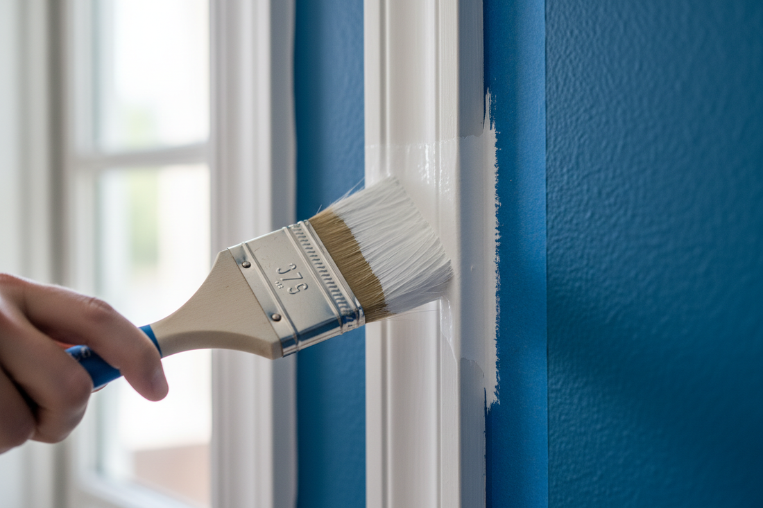 How to Paint Trim Without Getting Paint on the Walls