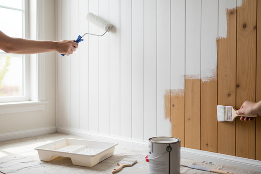 How to Paint Wood Paneling: The Complete Guide to Covering Grooved Panels