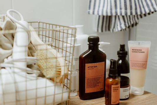 Seniors Skincare Product Organization