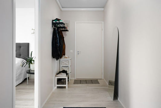 How to Organize a Small Apartment Entryway Without Closet Space