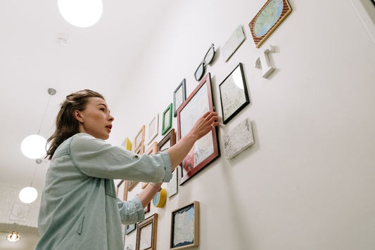 How to Create a DIY Picture Frame Wall Gallery with Reclaimed Wood