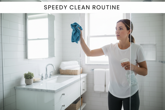 How to Clean a Bathroom Fast