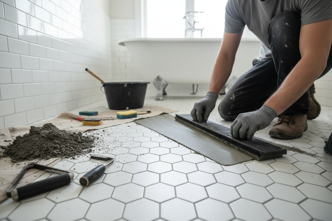 How to Regrout Bathroom Tile (Floor and Wall Guide)