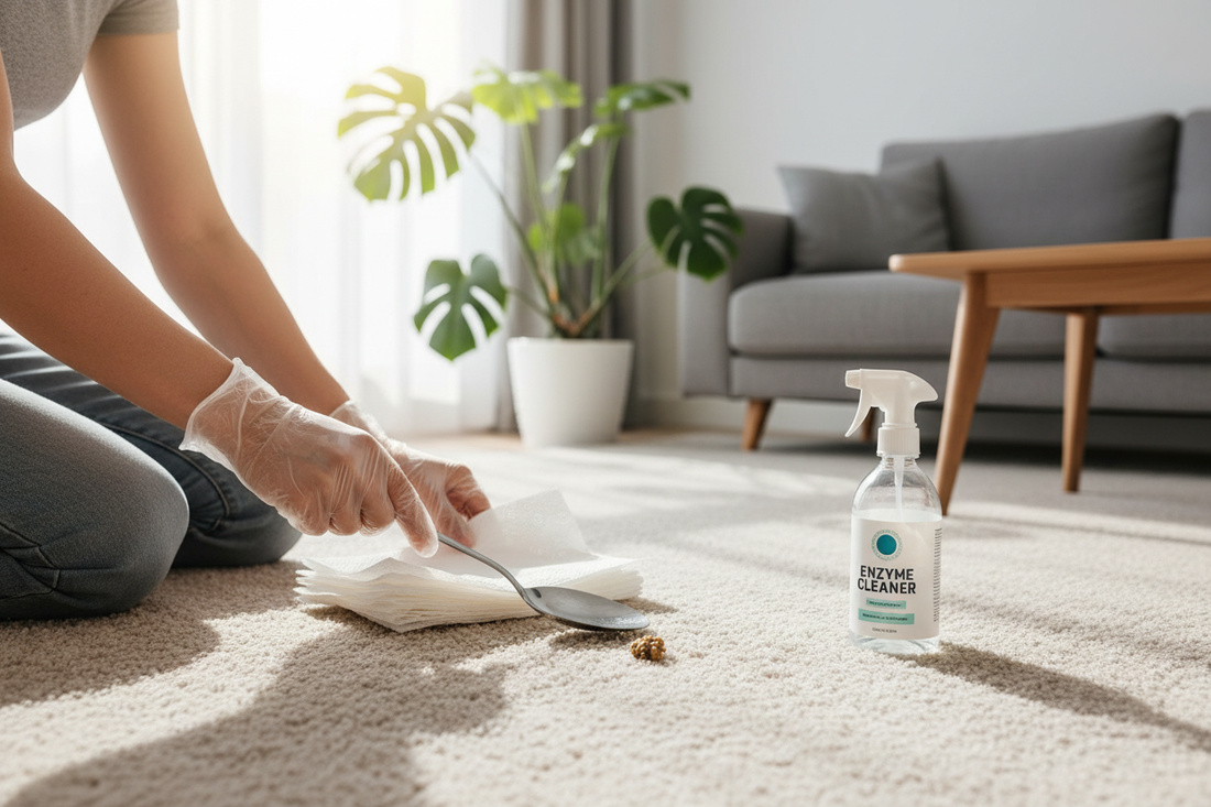 How to Remove Pet Poop from Carpet