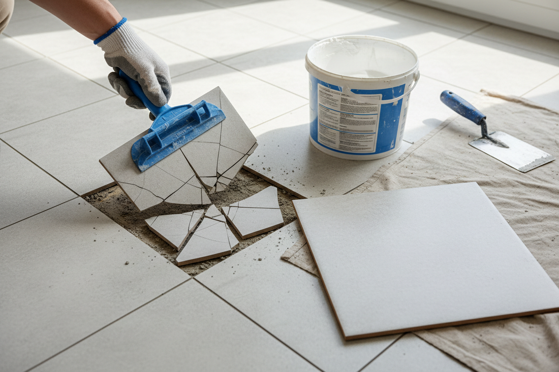 How to Replace Broken Tile Floor (Step-by-Step for Beginners)