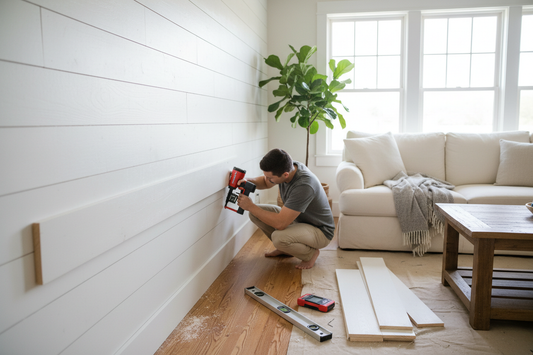 How to Install Shiplap Wall