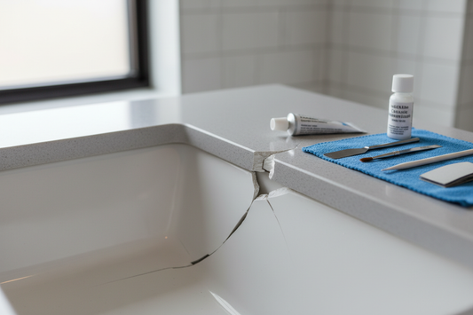 How to Fix a Crack in a Sink: Repair Guide for Porcelain, Ceramic, and Composite Sinks