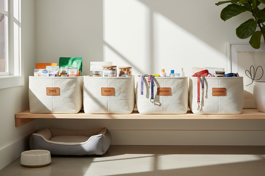How to Store Extra Pet Supplies