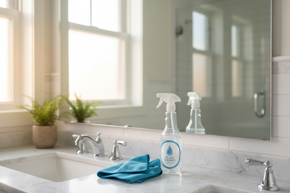 How to Clean a Bathroom Mirror Without Streaks (Crystal Clear Every Time)