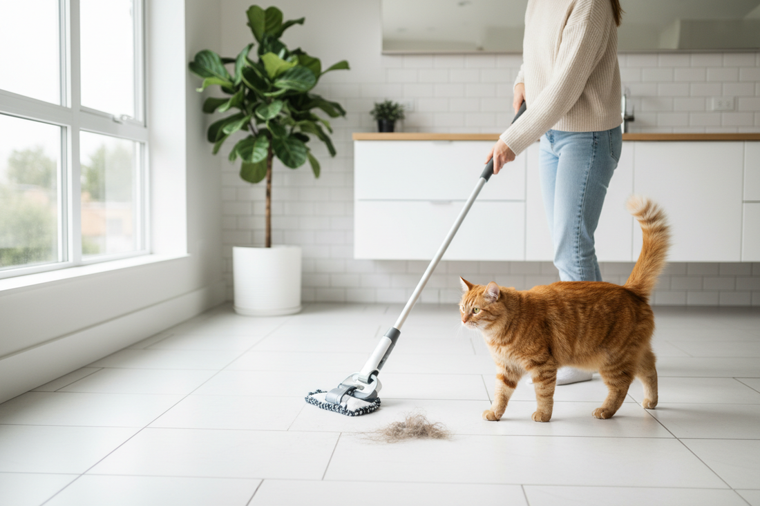 How to Remove Pet Hair from Tile Floor