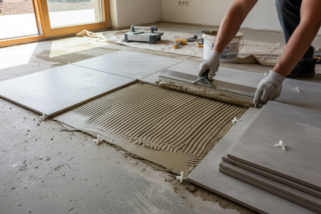 How to Tile Over Concrete (Preparation and Installation Guide)