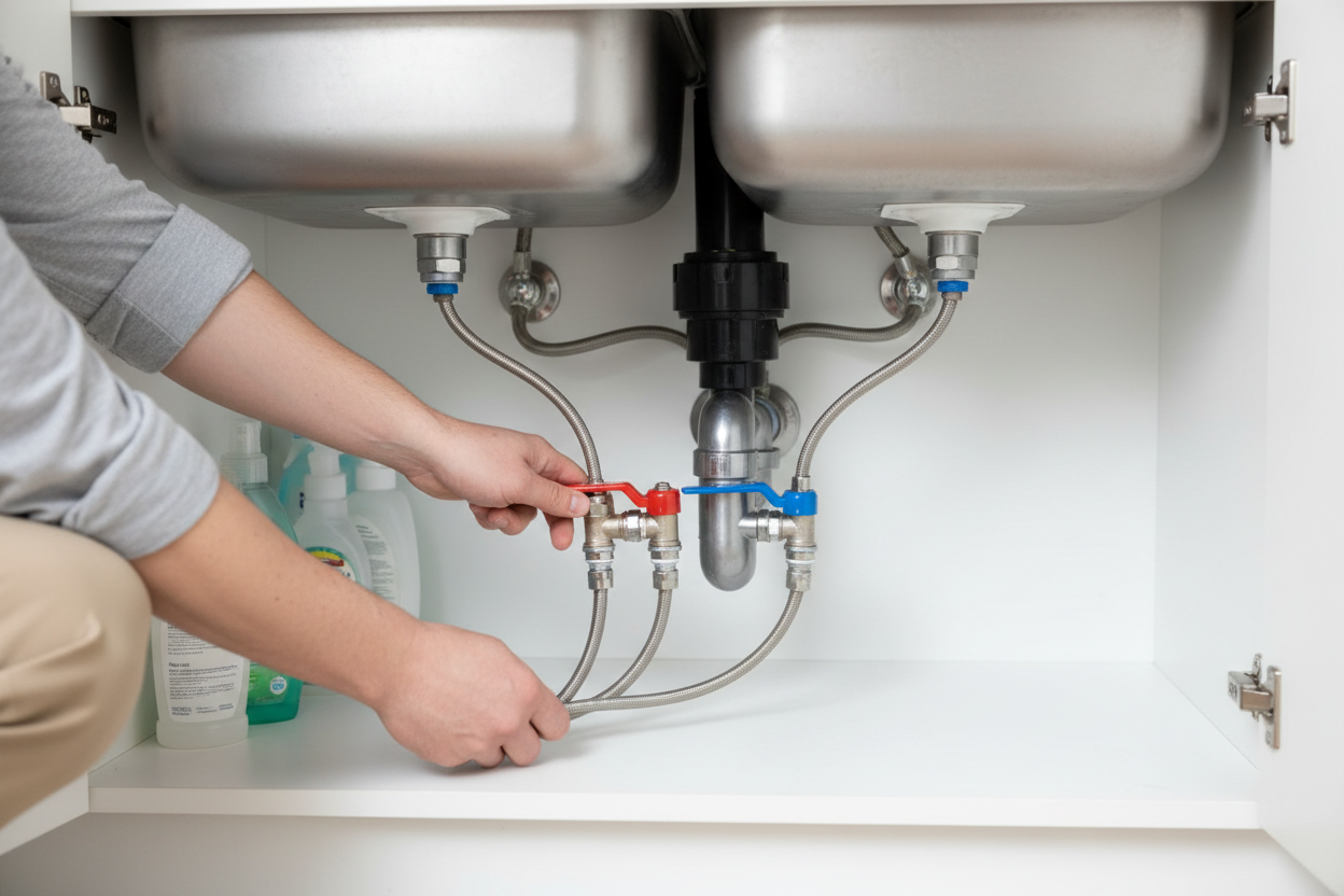 How to Turn Off Water to a Sink (Kitchen & Bathroom Guide) – Life Logic Lab