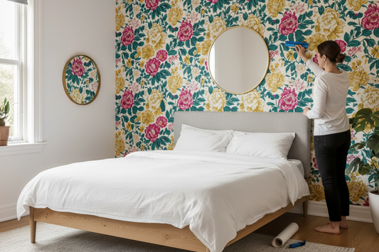 How to Create an Accent Wall with Wallpaper
