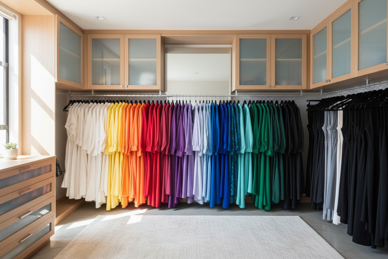 How to Organize Your Wardrobe by Color (Step-by-Step Guide) – Life ...