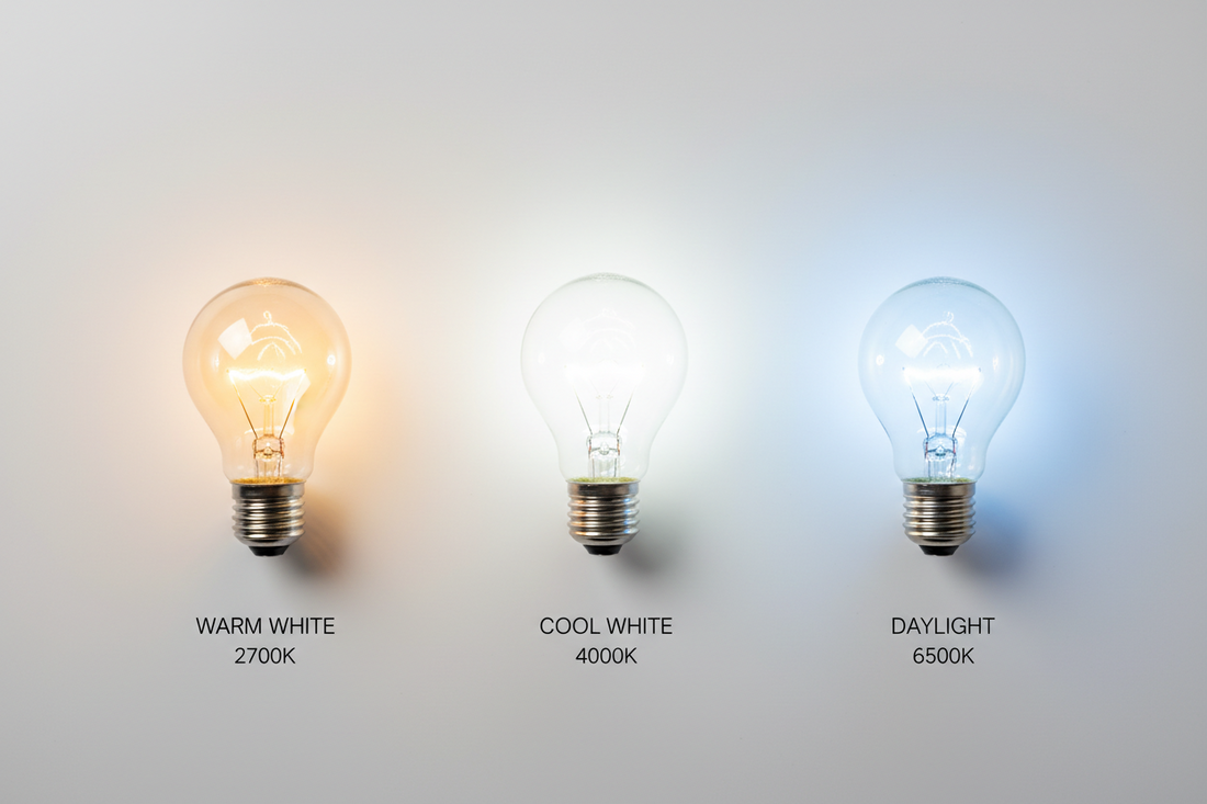 Warm White vs Cool White vs Daylight Bulbs