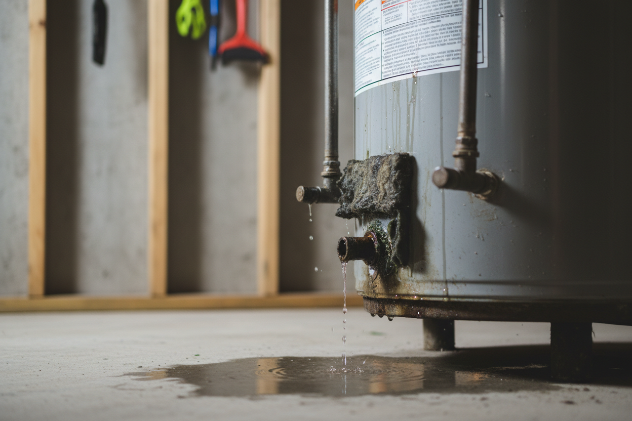 How to Fix a Water Heater That Is Leaking (All Causes & Fixes) – Life